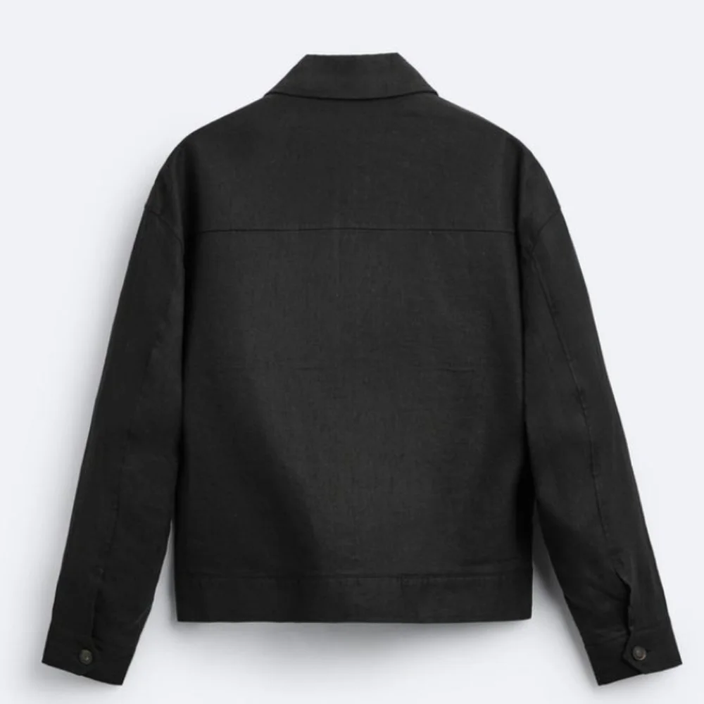 Zara Men’s Linen Jacket Sz-L - Picture 8 of 10